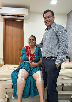 Knee replacement case 46